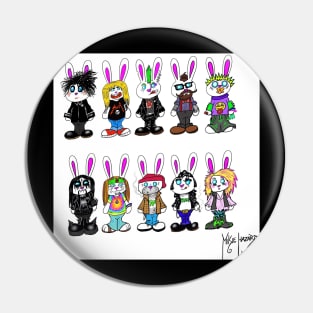 Stereotypical Bunnies Pin