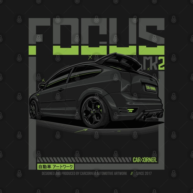 USDM - Focus RS - CarCorner by CarCorner - Automotive Artwork