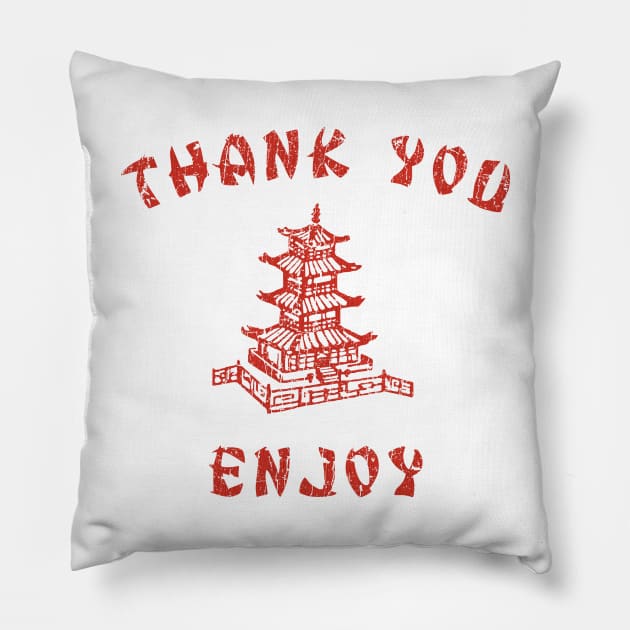 Thank You, Enjoy 1973 Pillow by JCD666