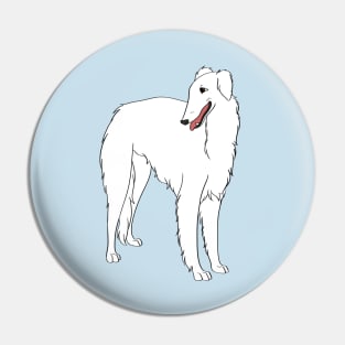 Borzoi Pin