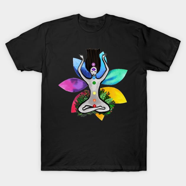 Chakras Yoga T-shirt