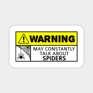 funny spider lover Magnet