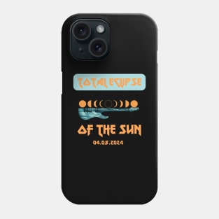 total eclipse of the sun Phone Case