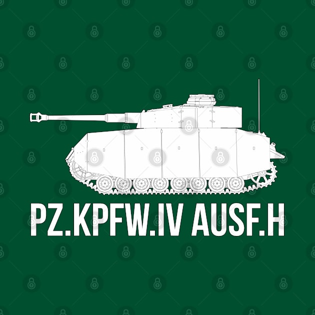 German medium tank WW2 Pz-IV AUSF. H by FAawRay