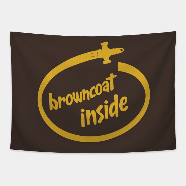 Browncoat Inside Tapestry by bigdamnbrowncoats