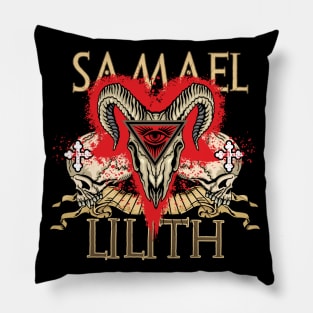 Samael And Lilith Pillow