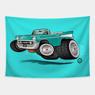 57 Bel Air Turquoise Tapestry