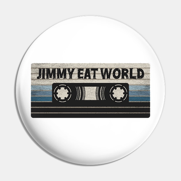 Jimmy Eat World Mix Tape Pin by getinsideart