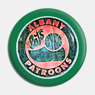 Albany Patroons Basketball Pin