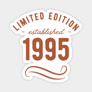 Limited Edition established 1995  text Magnet