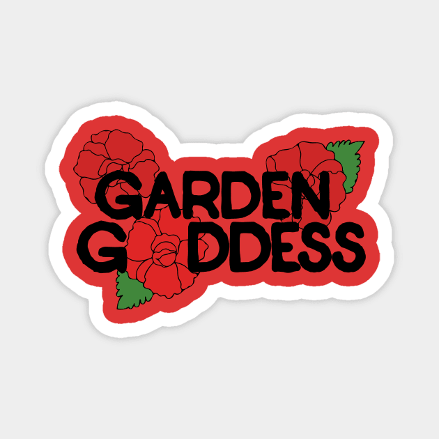 Garden Goddess Magnet by bubbsnugg