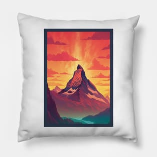 Zermatt,Matterhorn,Switzerland,Poster Pillow