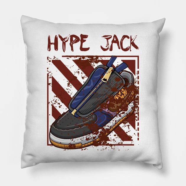 Hypebeast Cactus Retro Sneaker Pillow by milatees