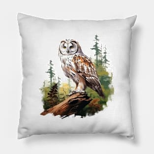 Great Horned Owl Pillow