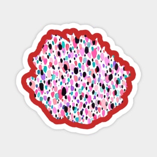 Speckled Lightheart Texture Pink Magnet