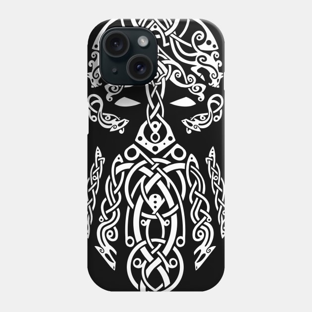 Tyr, Norse God of War, Law and Justice - White Phone Case by Art of Arklin