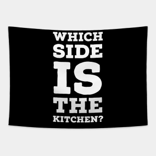 Which side is the kitchen? Tapestry