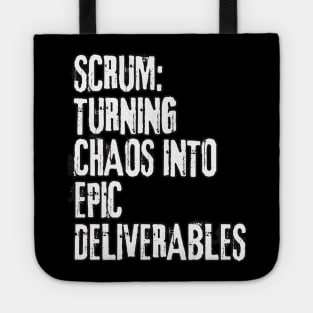 Scrum-tastic: Memes Galore Sticker and T-Shirt Collection Tote