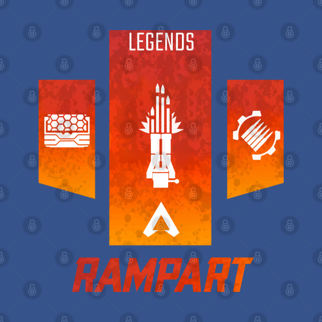 Disover Apex Legend: Rampart Banner - Apex Legend - T-Shirt