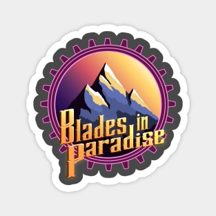 Blades in Paradise Logo Magnet