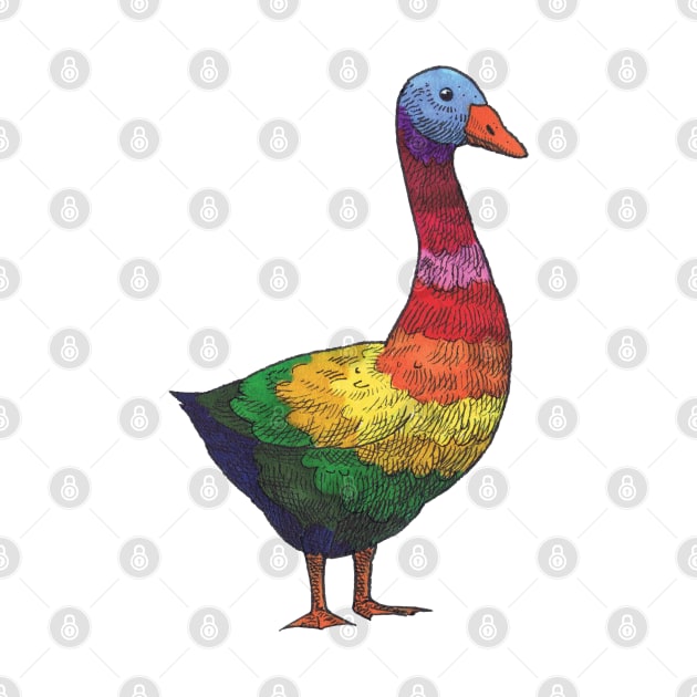 Pride Goose by Luke Ridge Illustrations