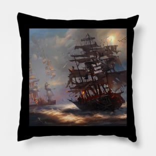 Life is like an Ocean! rough seas ahead. Ahoy! Pillow