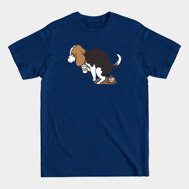 Coffee makes me poop Beagle - Coffee - T-Shirt