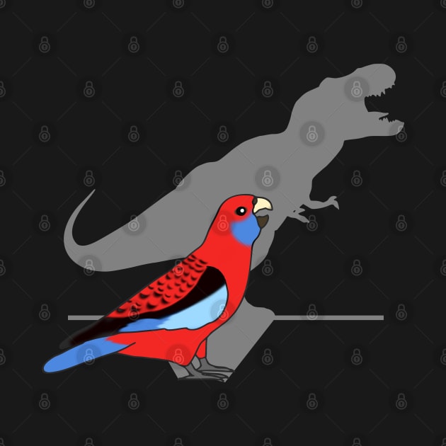 T-rex Crimson Rosella by FandomizedRose