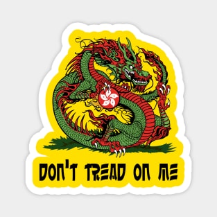 Don't Tread On Me (Hong Kong) Magnet