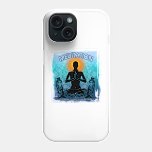 Meditation is Listening to Divine Within Phone Case