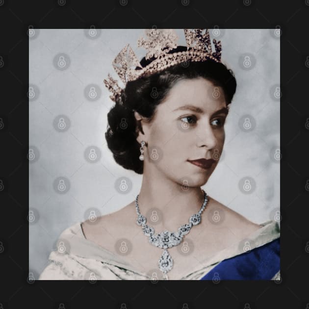 Queen Elizabeth II Young by majgad