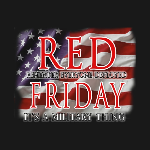 Copy of US Military Wear Red Friday - Support Troops by 3QuartersToday