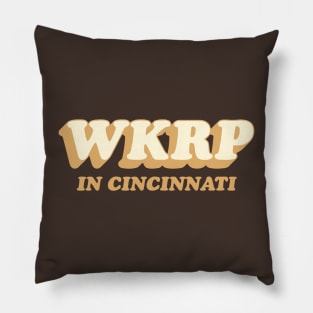 WKRP in Cincinnati Brown Pillow