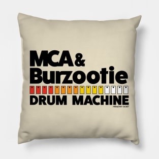 MCA & Burzootie Drum Machine Psycho Dust Black Pillow