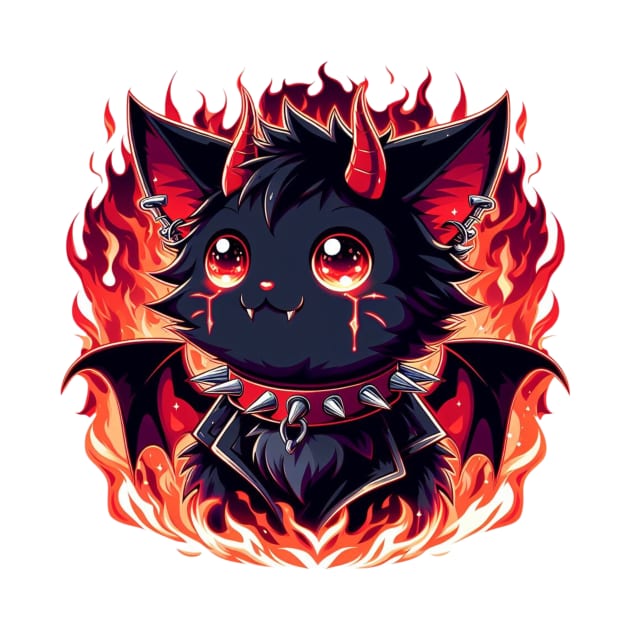 Adorable Demon Kitty by Shawn's Domain