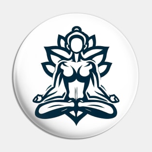 Yoga Lotus Pose | Meditating Yogi Pin