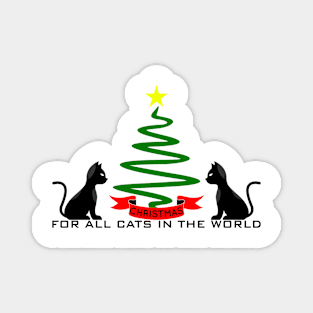 08 - CHRISTMAS FOR ALL CATS IN THE WORLD Magnet