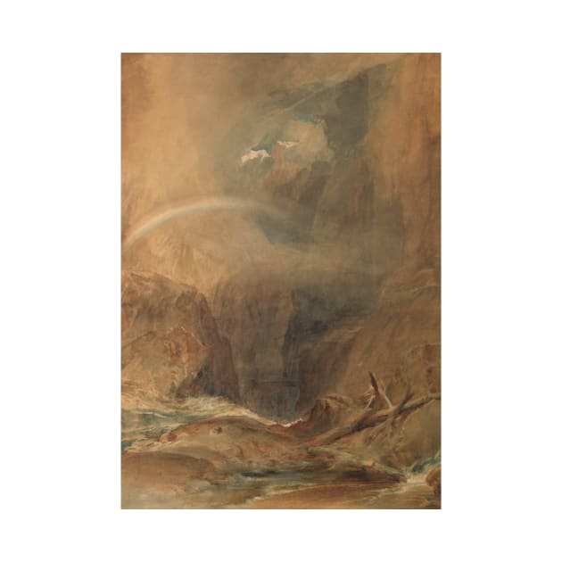 Devil's Bridge, Saint Gotthard's Pass by J.M.W. Turner by Classic Art Stall