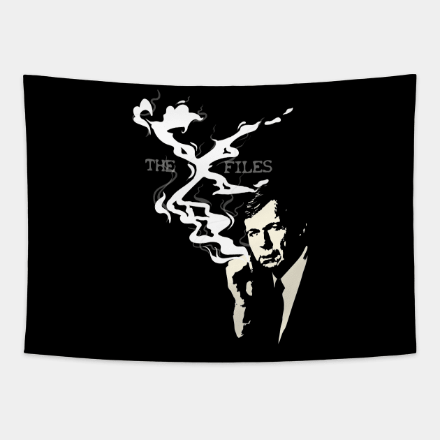 the cigarette smoking man Tapestry by wet_chicken_lip