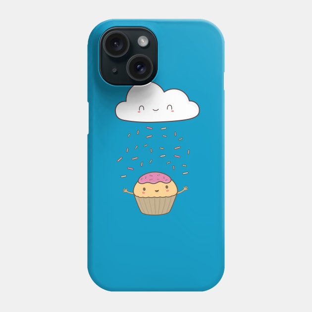 Cute Cupcake Love T-Shirt Phone Case by happinessinatee