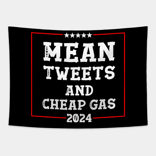 Mean Tweets And Cheap Gas Tapestry by ALLAMDZ