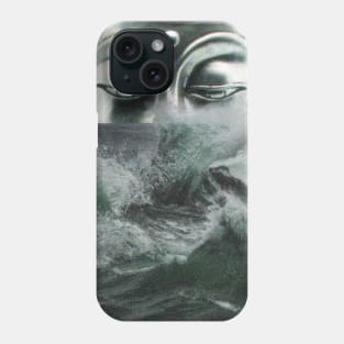 Buddha in the sea Phone Case