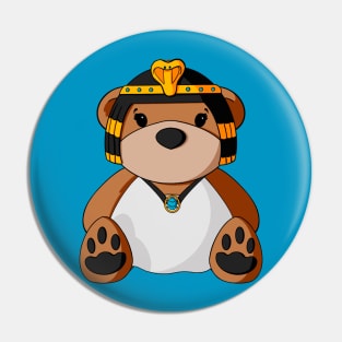 Cleopatra Teddy Bear Pin