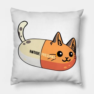 Antidepressant Cat Pill Pillow