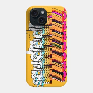 Saudade #3 /// Original Typographic Glitch Artwork Phone Case