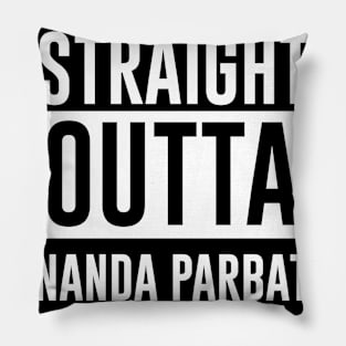 Straight outta Nanda Parbat Pillow