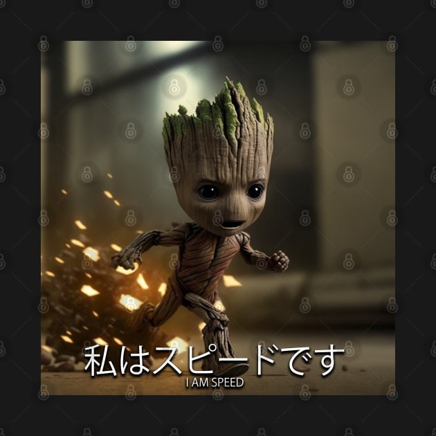 I am speed Baby Groot by Duke's