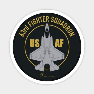 F-35 63rd Fighter Squadron Magnet