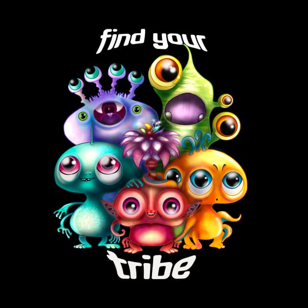 Find Your Tribe by Mushrooms And Stardust