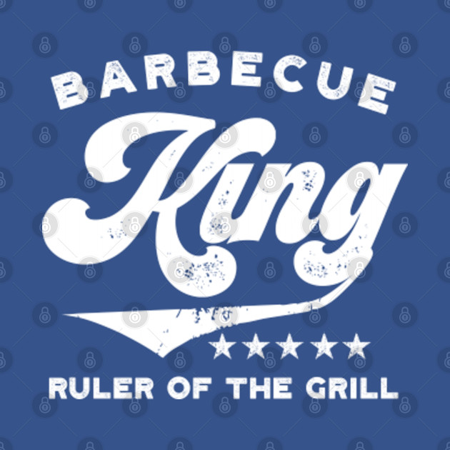 Discover Barbecue king ruler of the grill mens retro bbq grilling - Mens Bbq Barbecue Retro - T-Shirt
